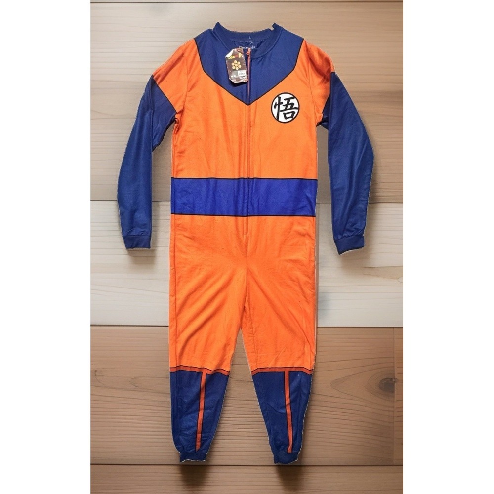 Dragonball Z Super Saiyan One Piece Costume XL Anime Goku Zip Halloween NEW NWT